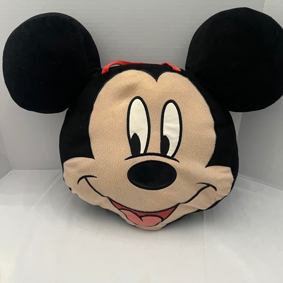Disney Other - Disney Mickey‎ Mouse Clubhouse Plush Backpack Travel Bag Kids Red Black